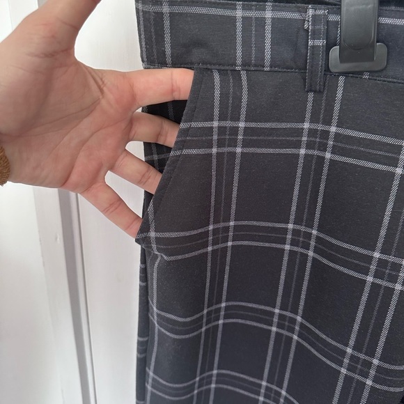 Grey checked tailored skinny trousers size XL - Picture 8 of 11